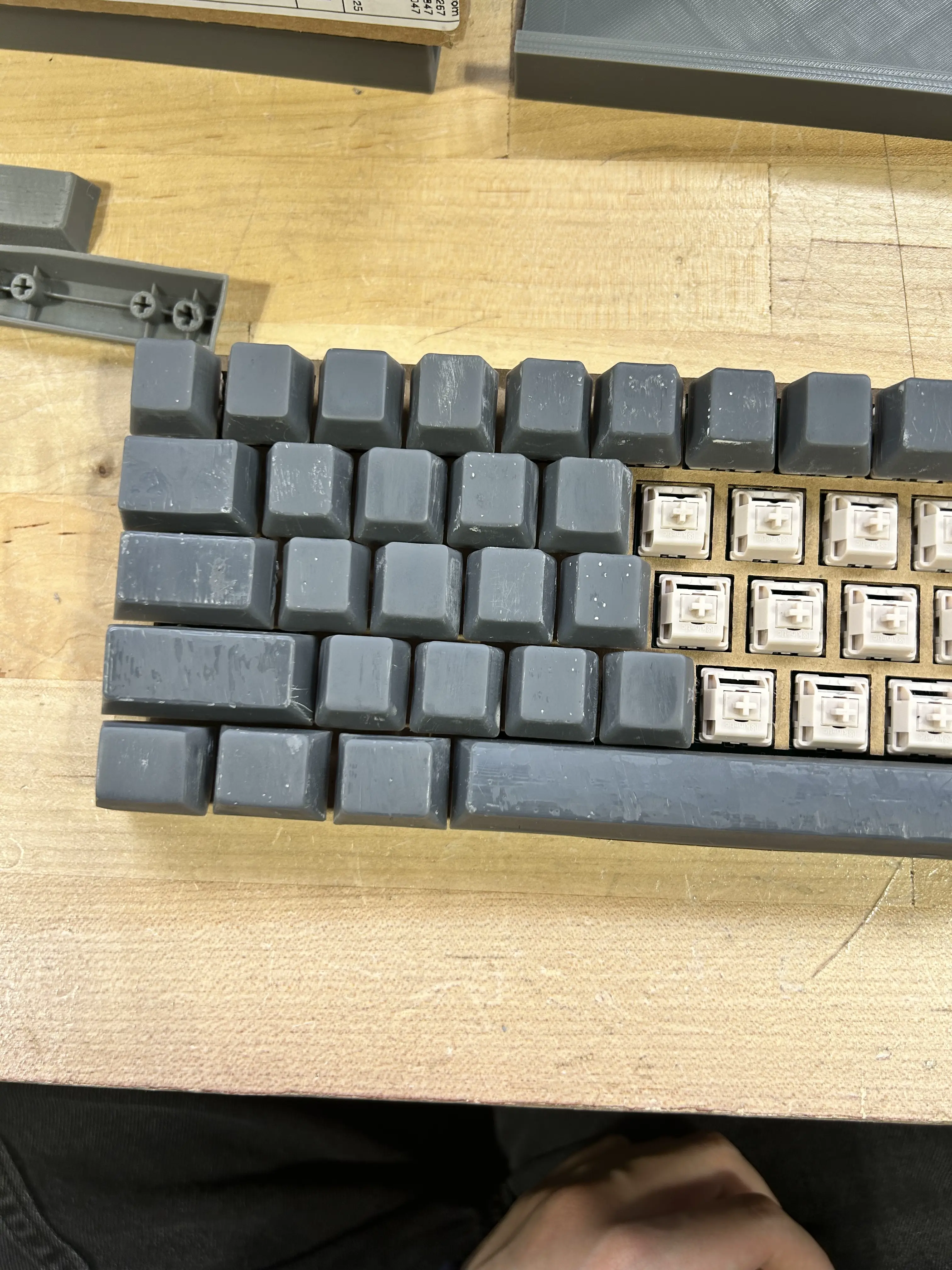 keycap row comparison