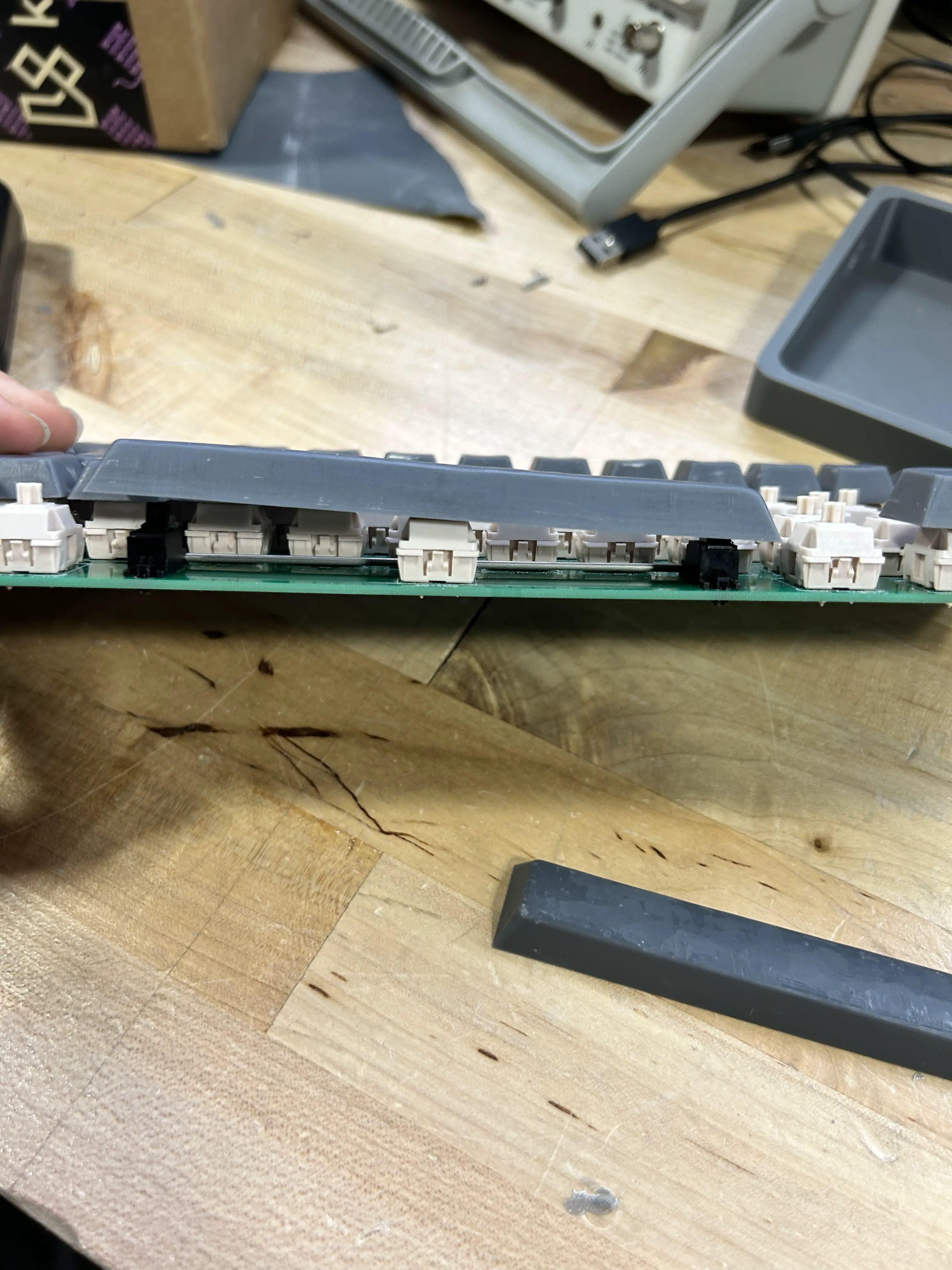 spacebar lifting left