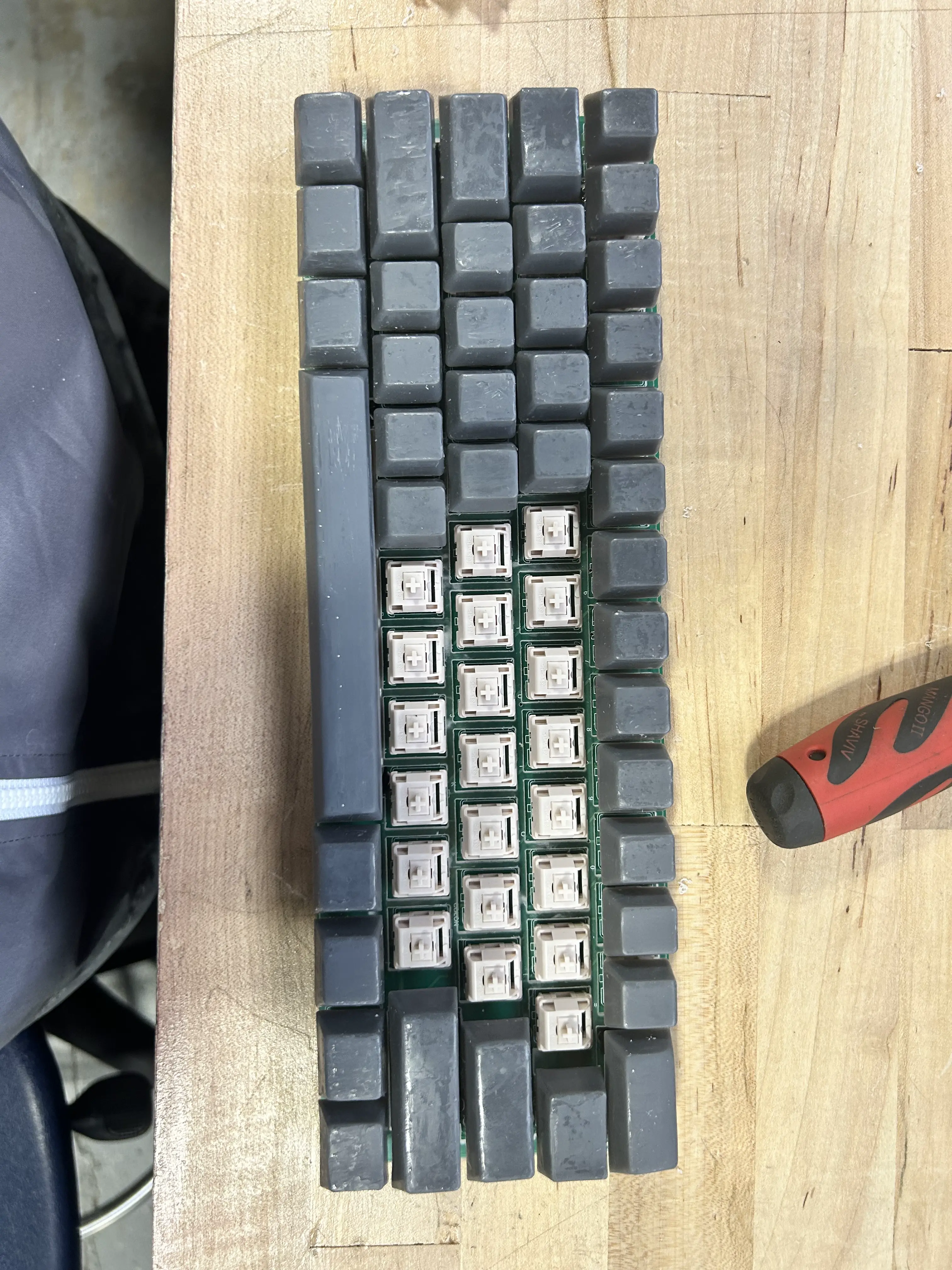 keyboard assembly progress