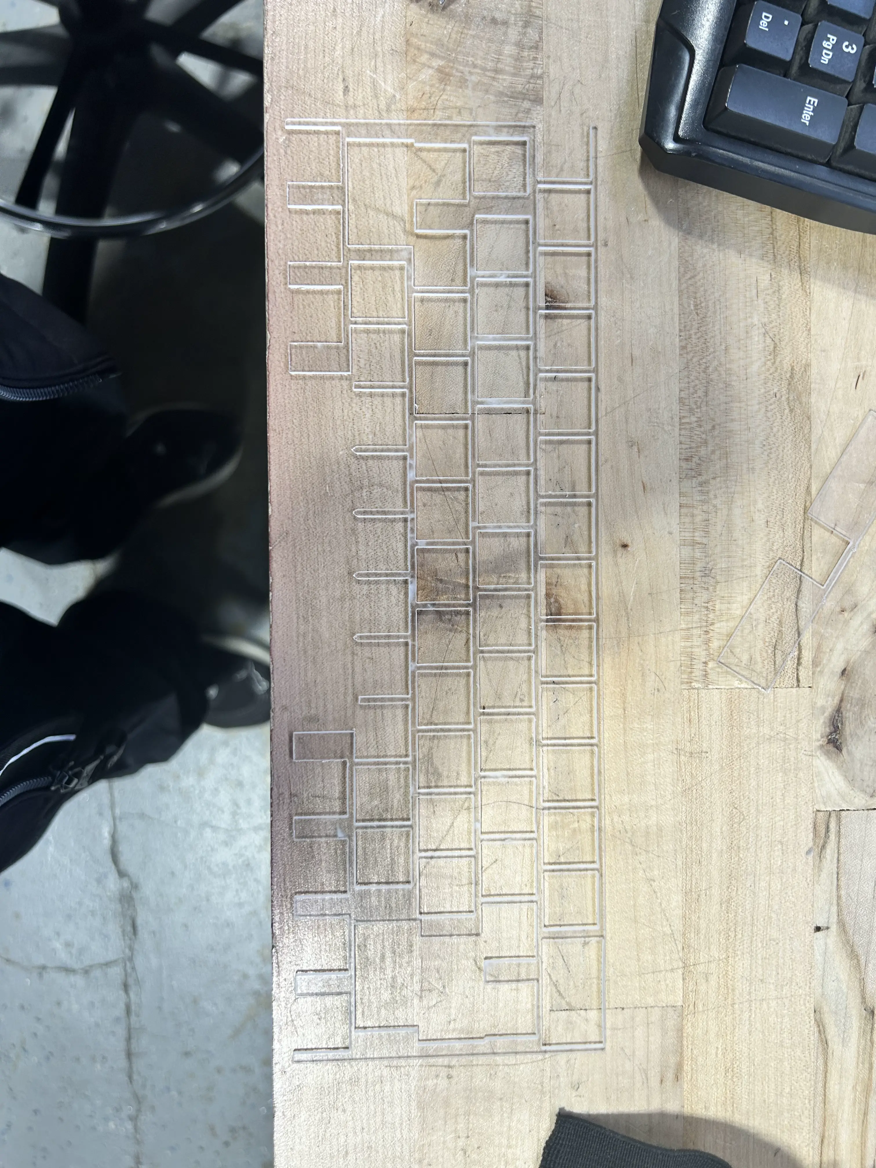 polycarbonate plate after trim