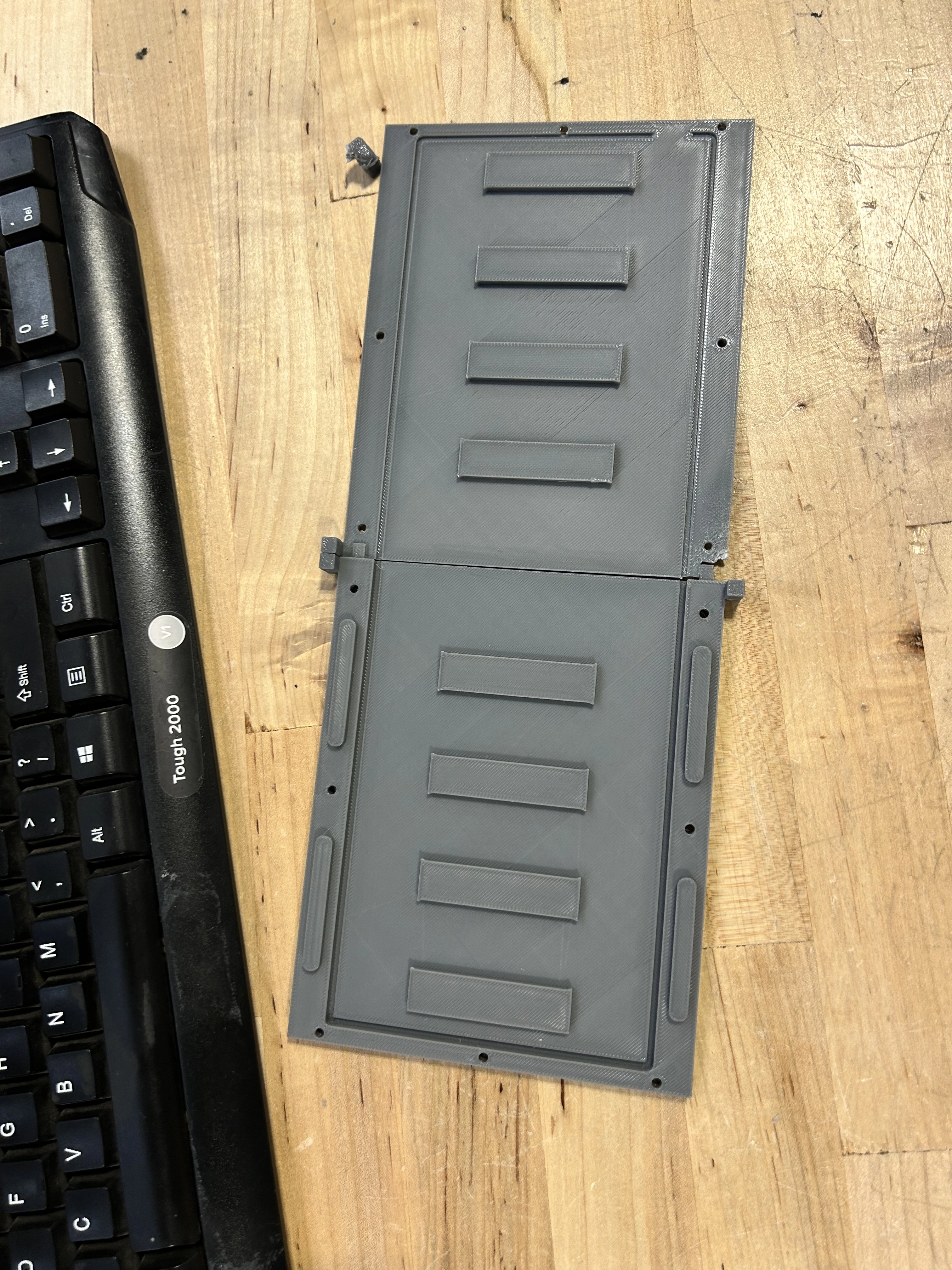warped mold print