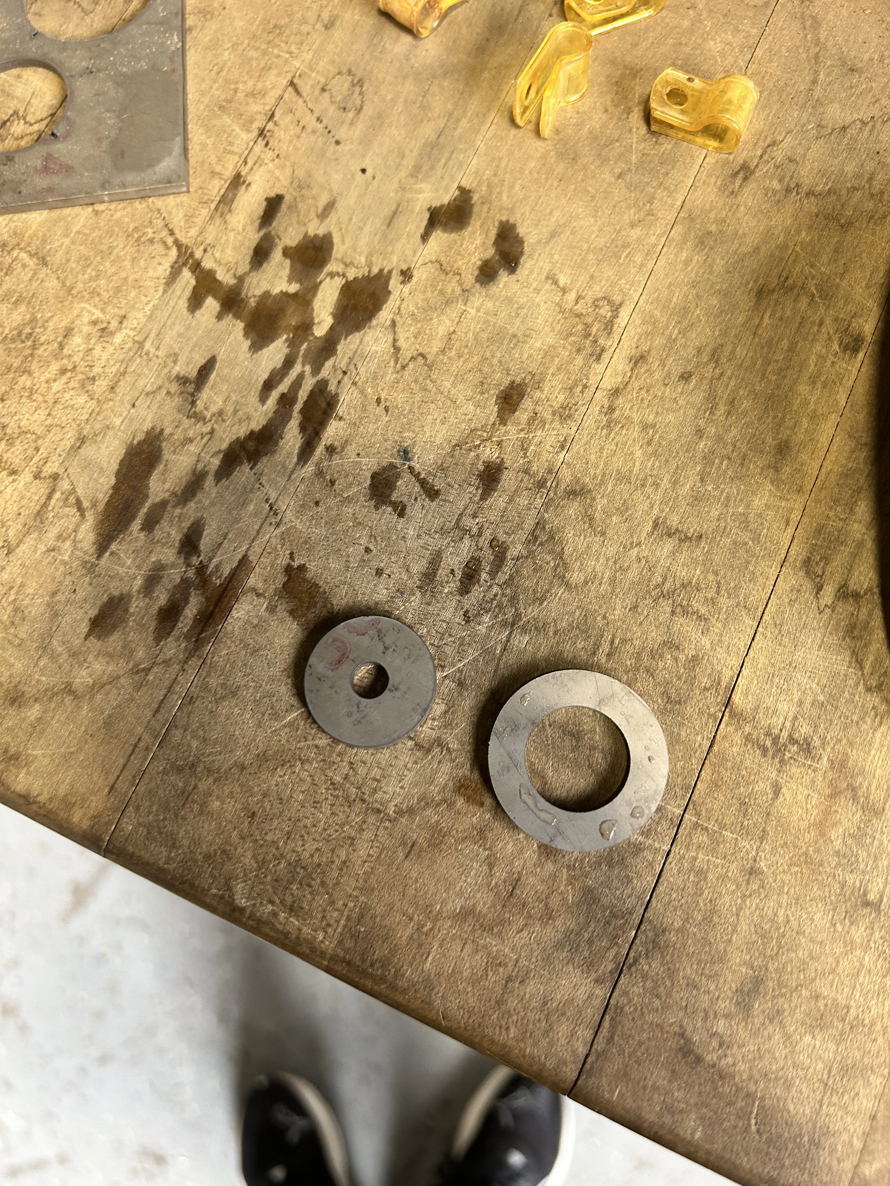 waterjet cutting donuts