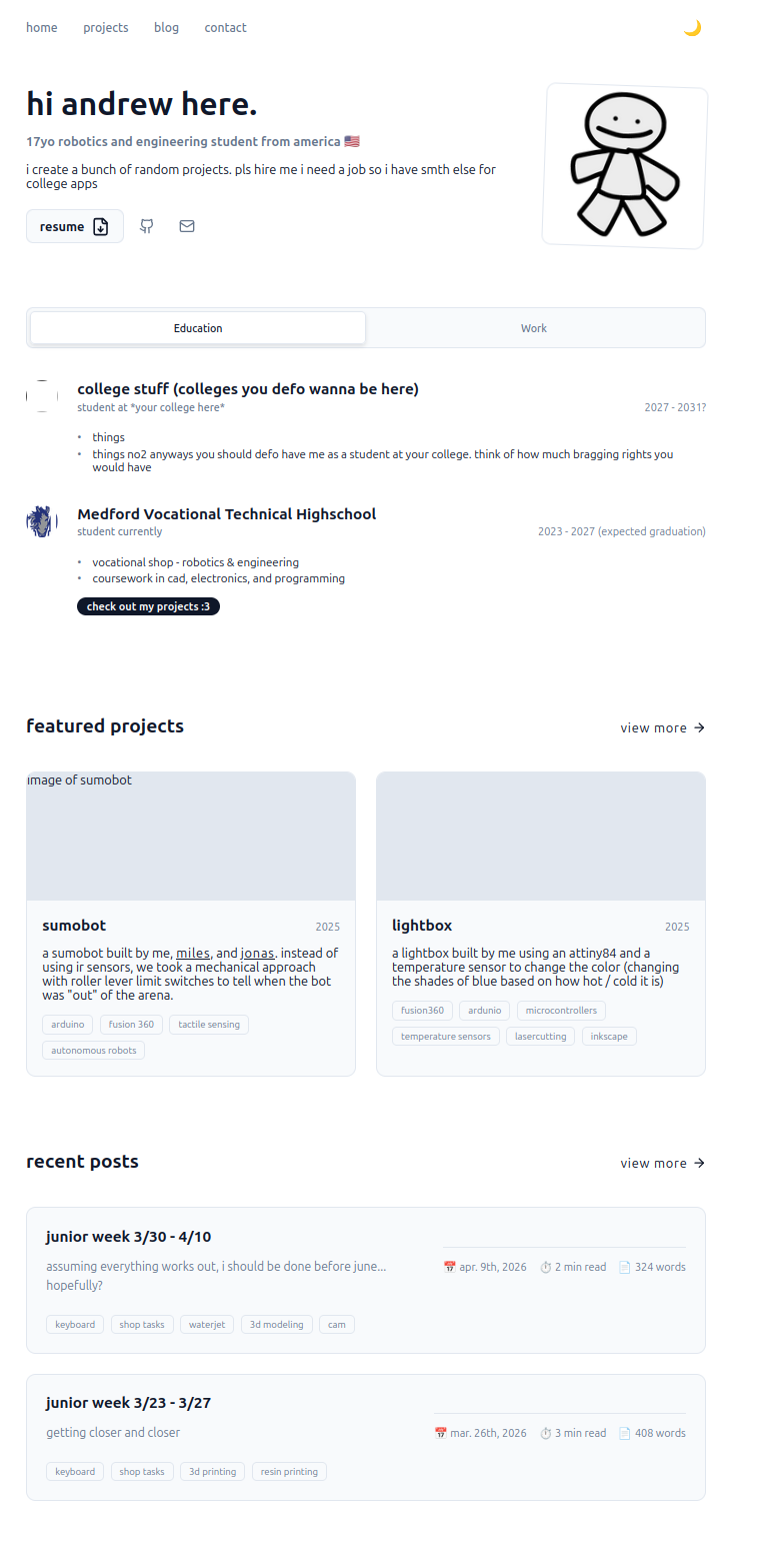 homepage light mode