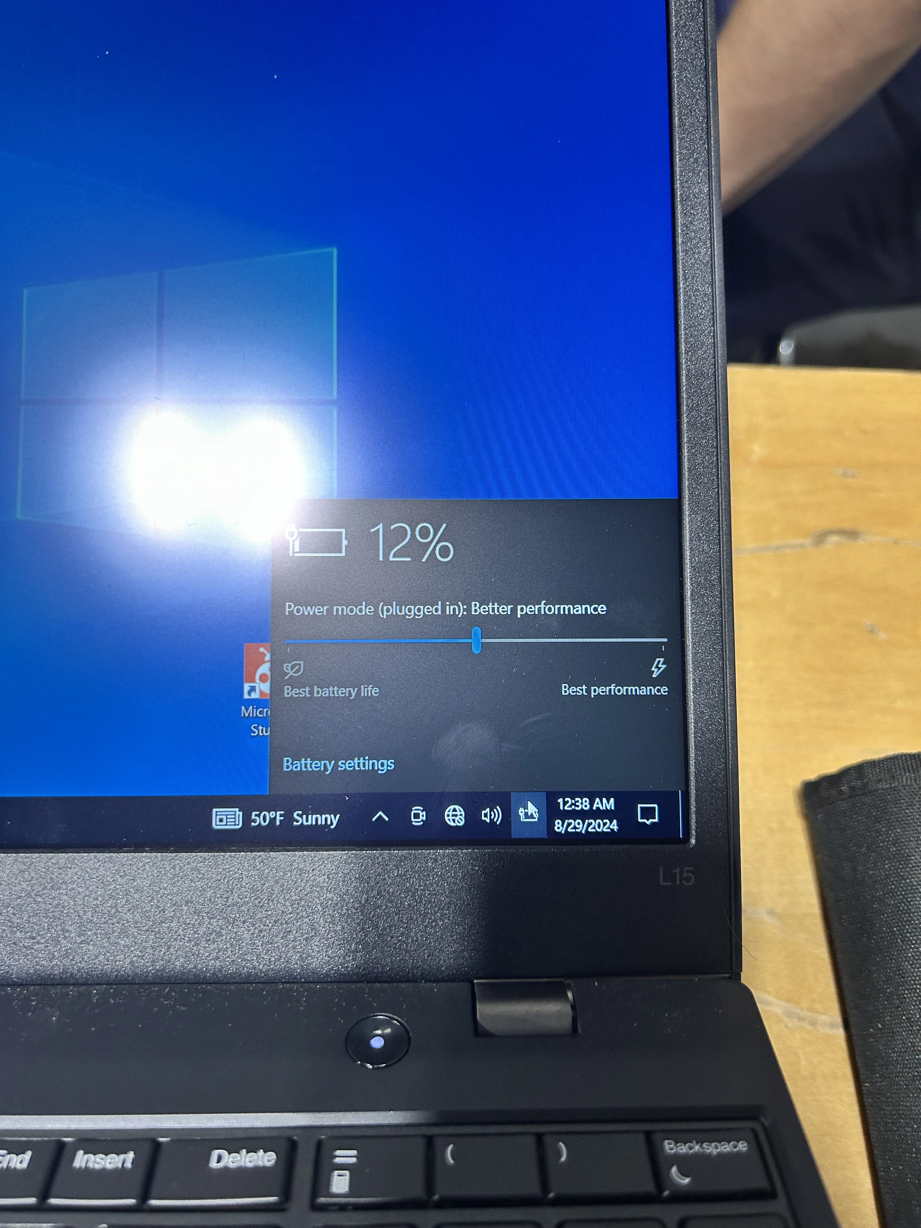 battery actually charges