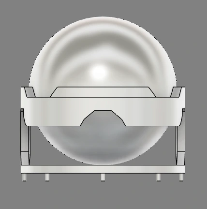 back portion of the top part