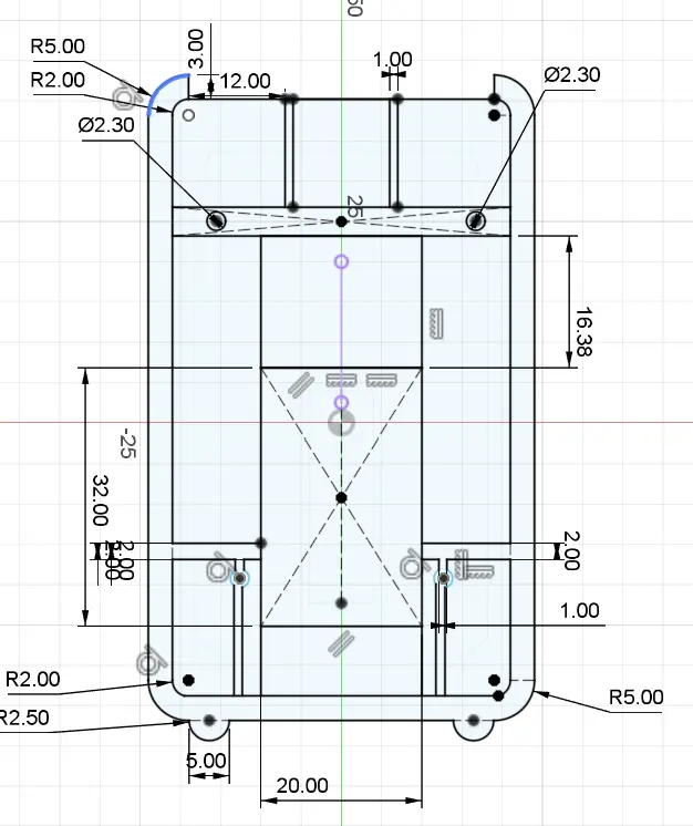 new sketch of mouse frame