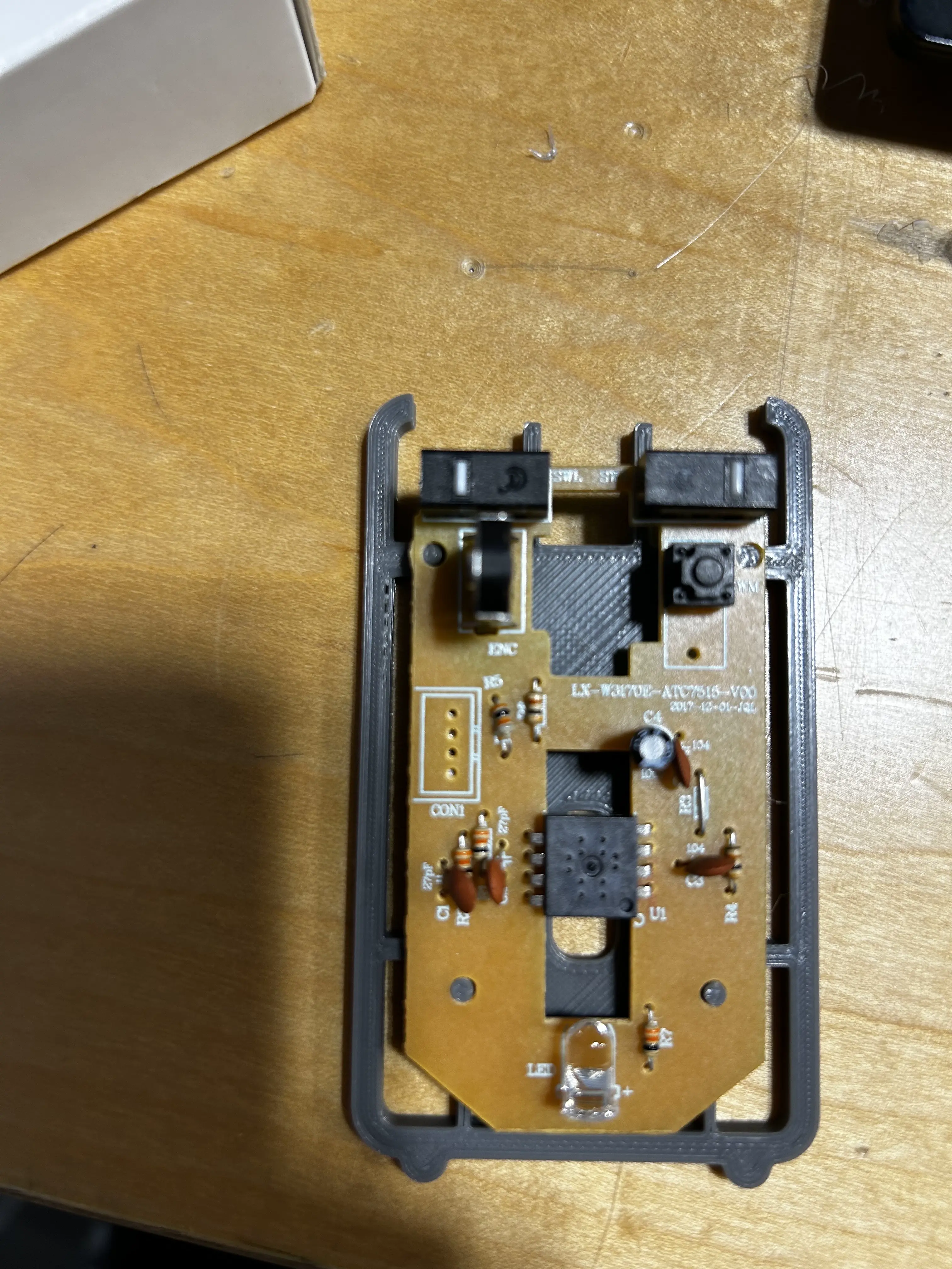 second test print of mouse shell