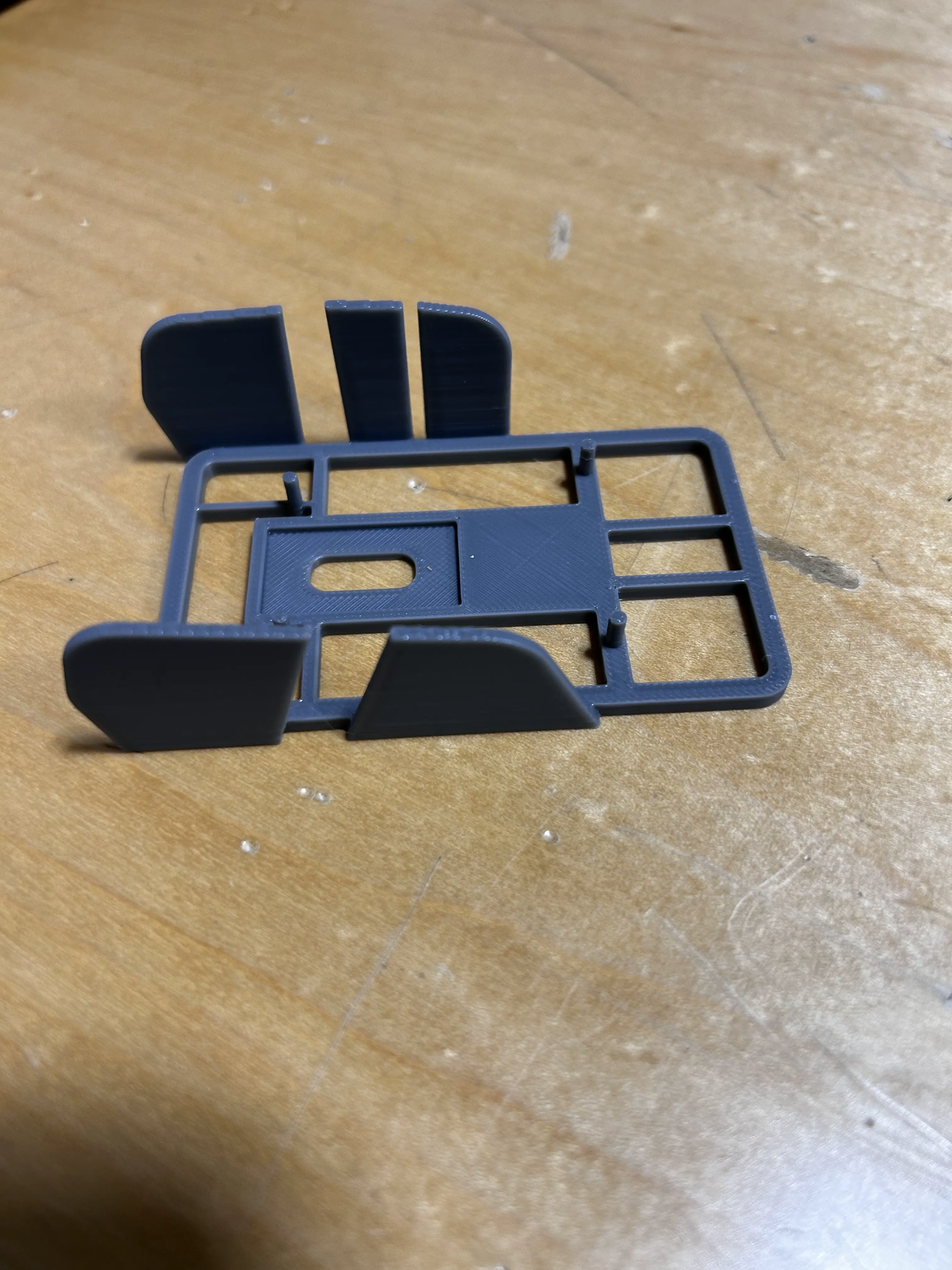 full view of 3d printed shell