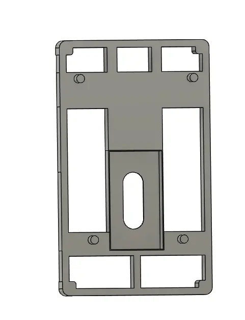 front view of mouse shell model